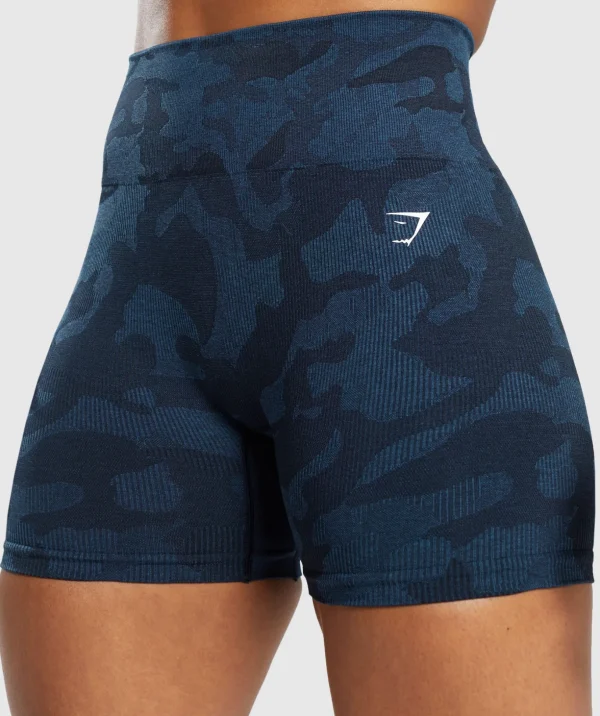Adapt Camo Seamless Ribbed Shorts