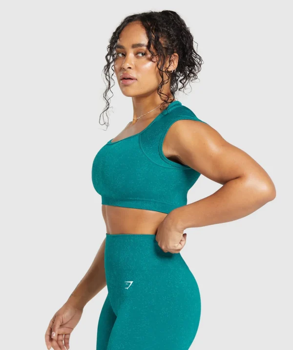Adapt Fleck Seamless Crop Top