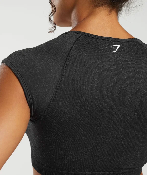 Adapt Fleck Seamless Crop Top