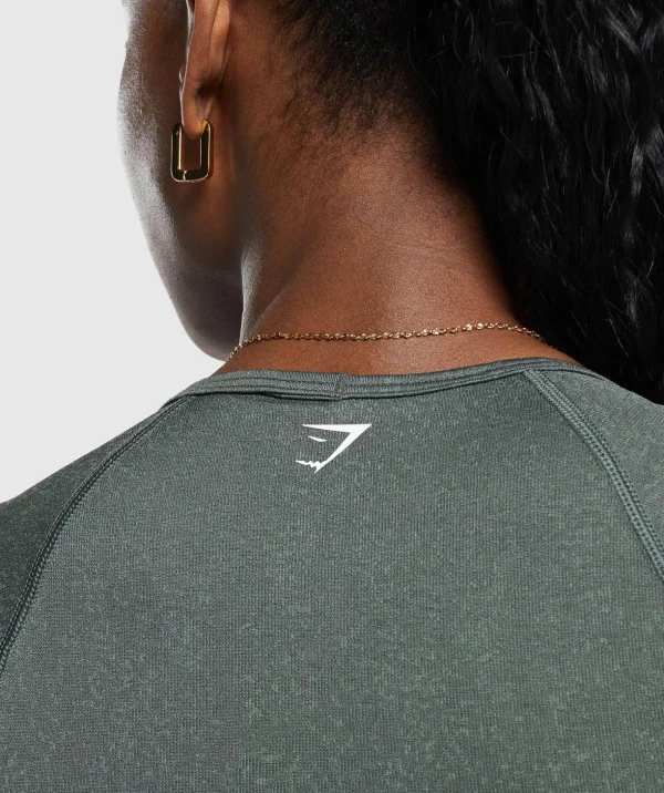 Adapt Fleck Seamless Crop Top