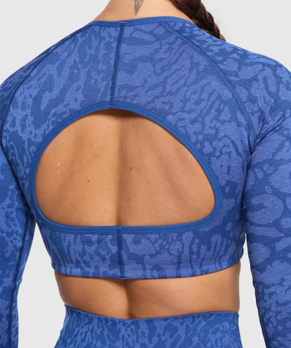 Adapt Safari Long Sleeve Crop Top