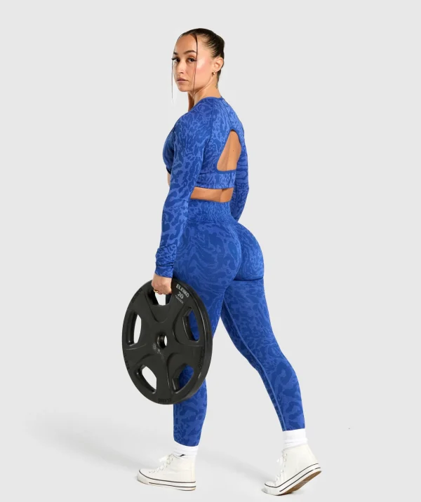Adapt Safari Long Sleeve Crop Top