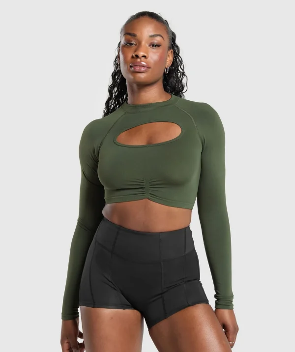 Apex Limit Seamless Long Sleeve Crop Top