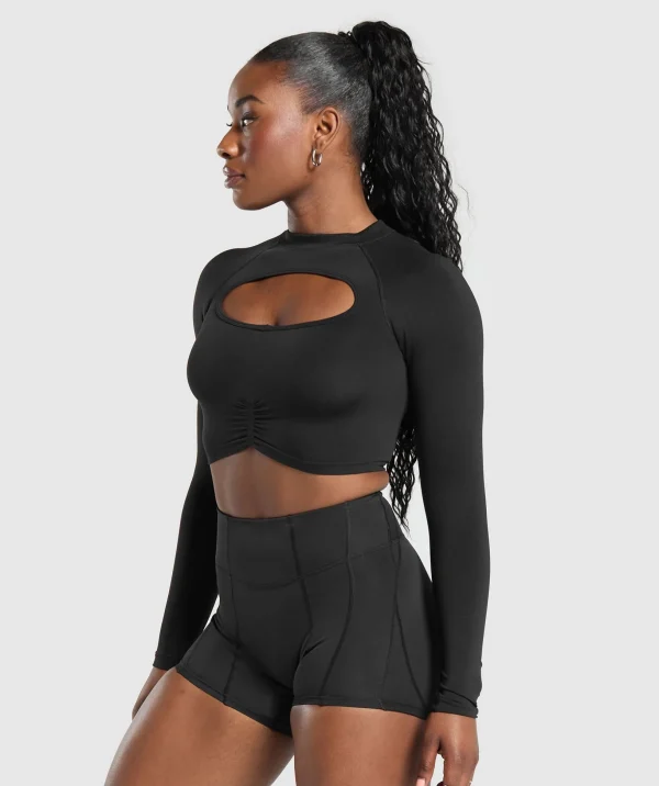 Apex Limit Seamless Long Sleeve Crop Top
