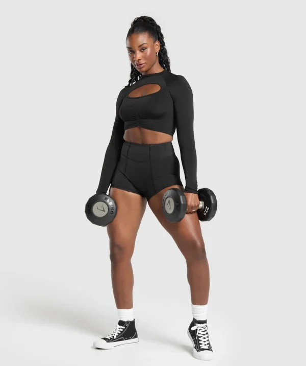 Apex Limit Seamless Long Sleeve Crop Top