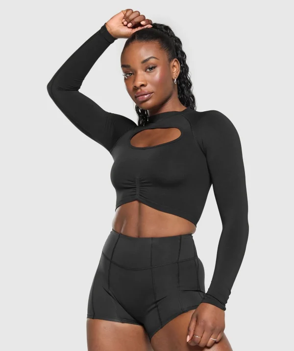 Apex Limit Seamless Long Sleeve Crop Top