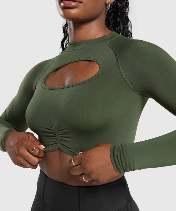 Apex Limit Seamless Long Sleeve Crop Top
