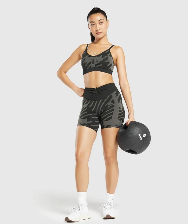 Apex Limit Seamless Ruched Sports Bra
