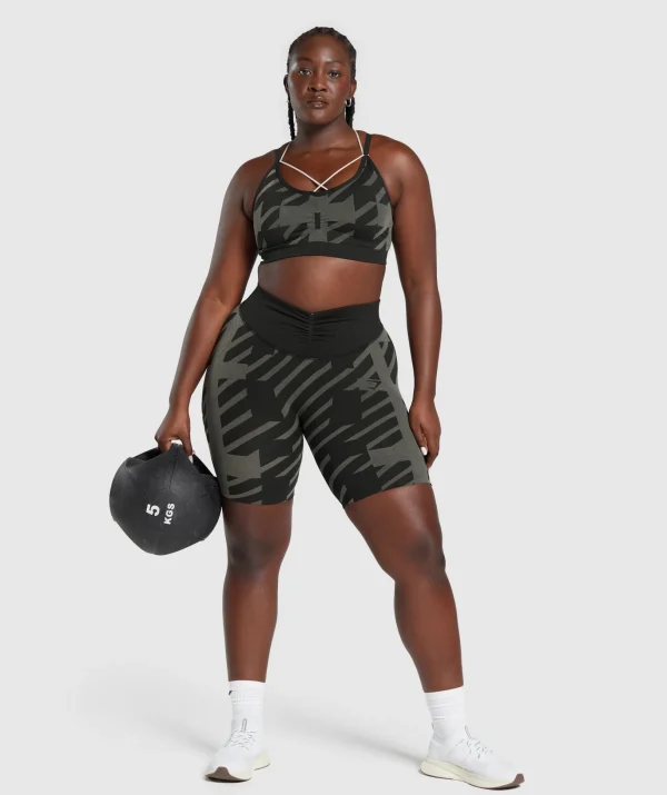 Apex Limit Seamless Ruched Sports Bra