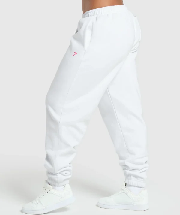 Barbell Hearts Oversized Joggers