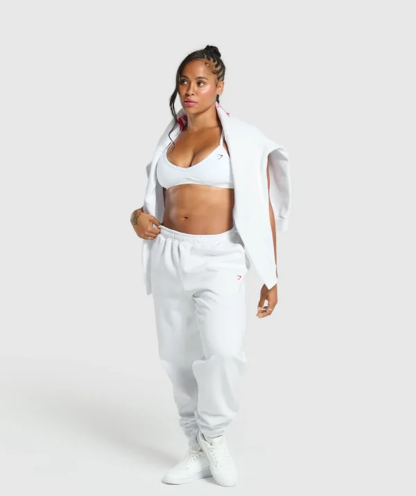 Barbell Hearts Oversized Joggers