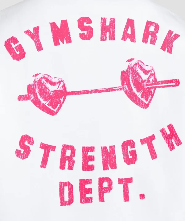 Barbell Hearts Oversized Sweatshirt