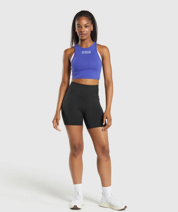Block Crop Tank