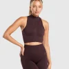 Corset Seamless Crop Tank