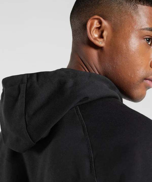 Crest Zip Up Hoodie