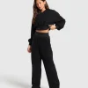 Cropped Cord Sweater