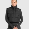 Cropped Midi Gilet