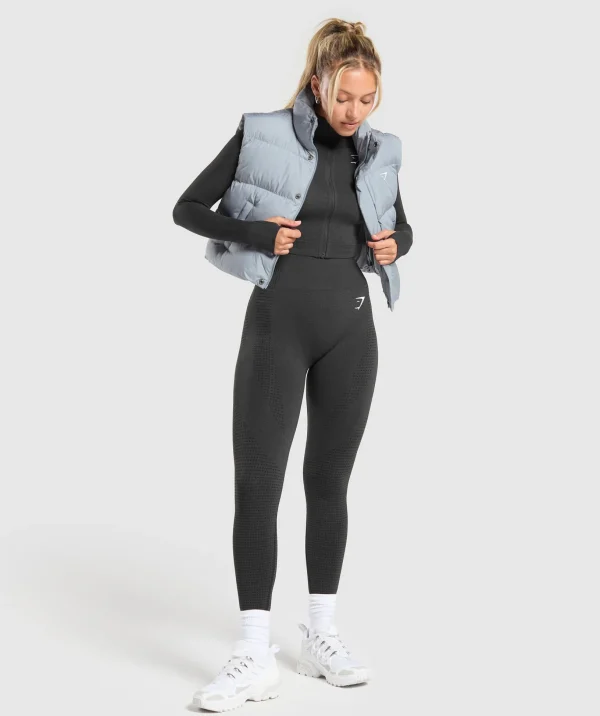 Cropped Midi Gilet