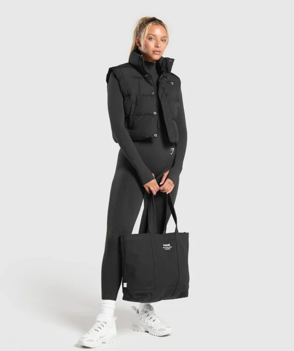Cropped Midi Gilet