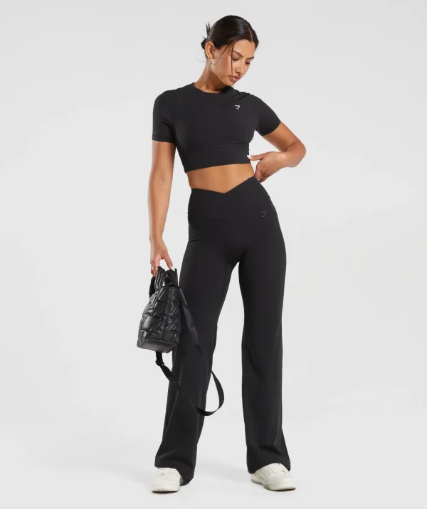 Crossover Tall Flared Leggings
