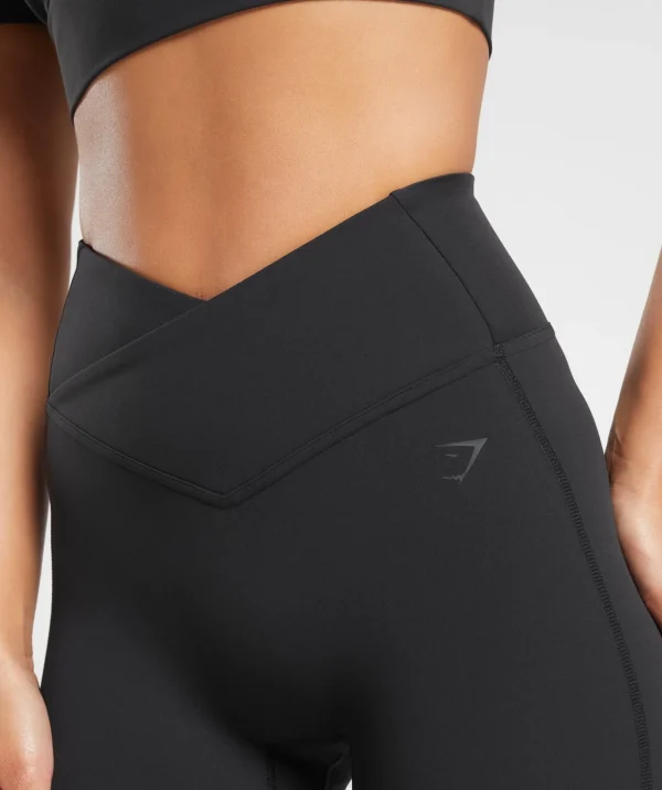 Crossover Tall Flared Leggings