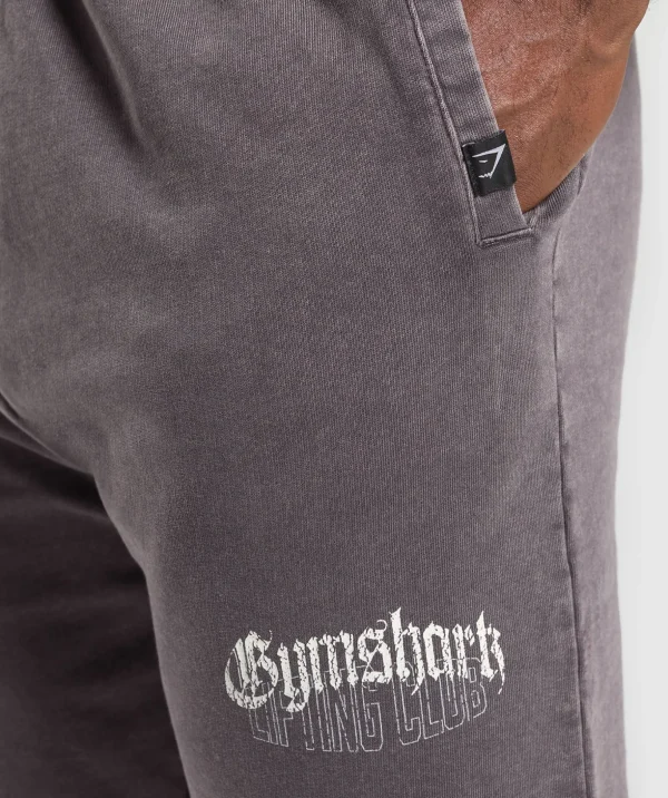 Distressed Graphic Joggers