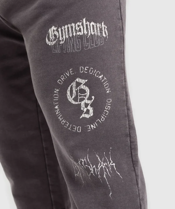Distressed Graphic Joggers