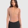 Elevate Tattoo Graphic Mesh Bodysuit