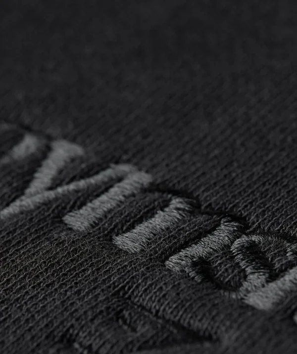 Embroidered Logo Oversized Hoodie
