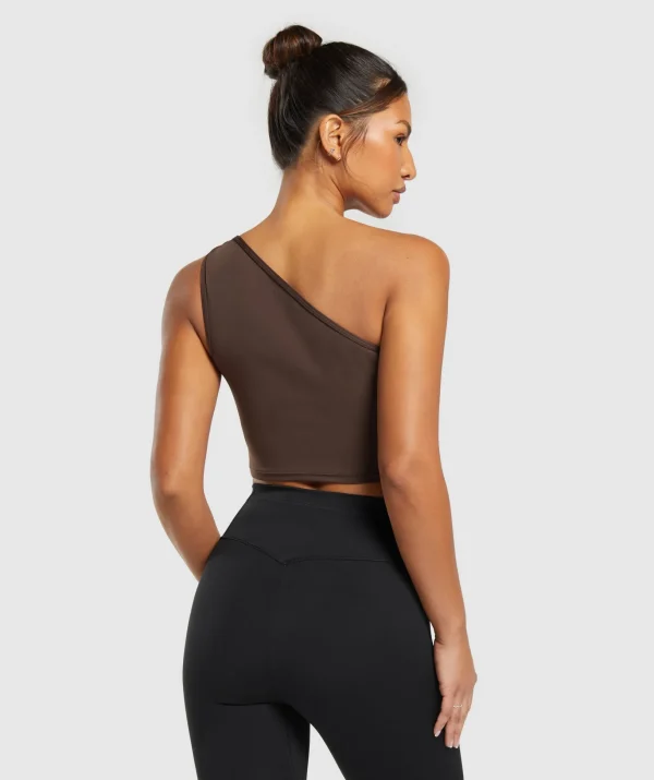 Everyday One Shoulder Ruched Tank