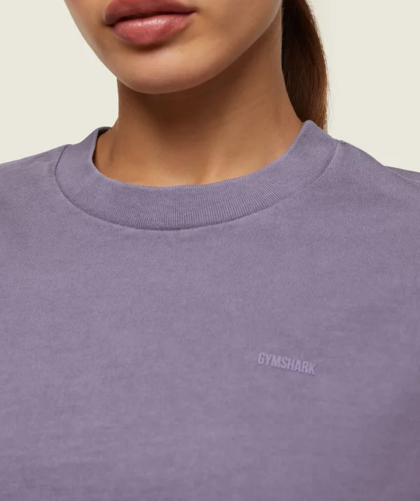 everywear Cropped Long Sleeve Tee
