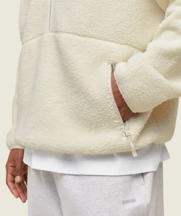 everywear Half Zip Sherpa Jacket