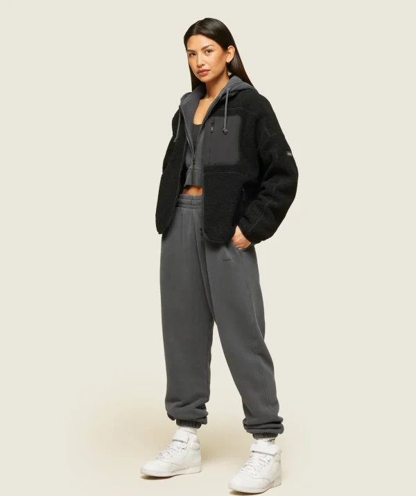 everywear Zip Up Sherpa Jacket