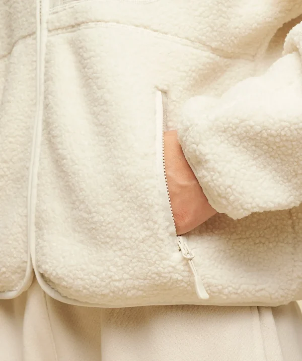 everywear Zip Up Sherpa Jacket