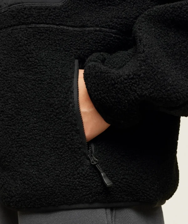 everywear Zip Up Sherpa Jacket