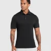 Flat Knit Polo Shirt