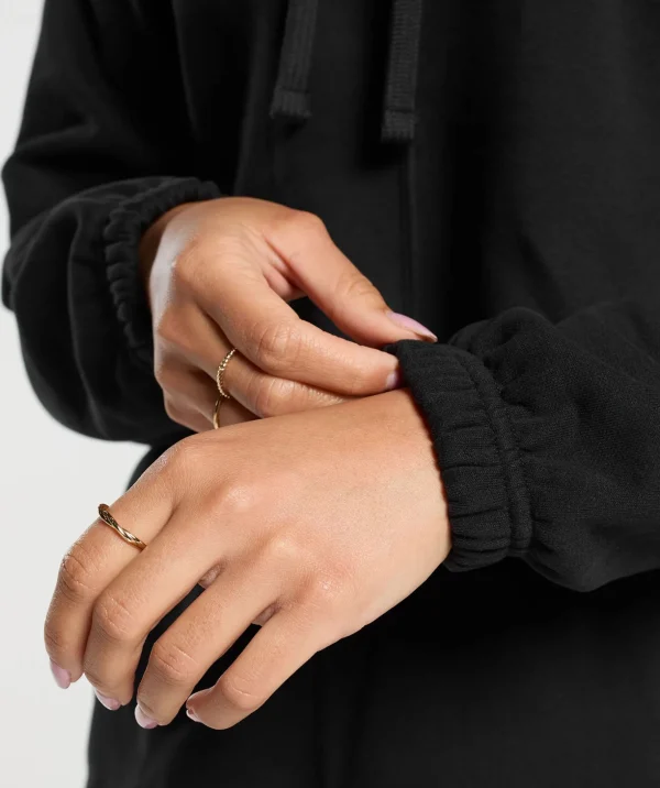 Fleece Crop Pullover