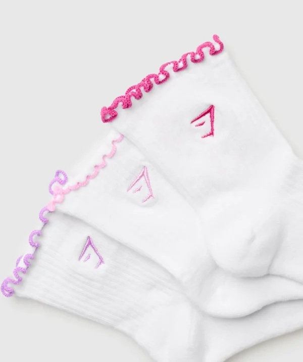 Frill Midi Sock 3pk