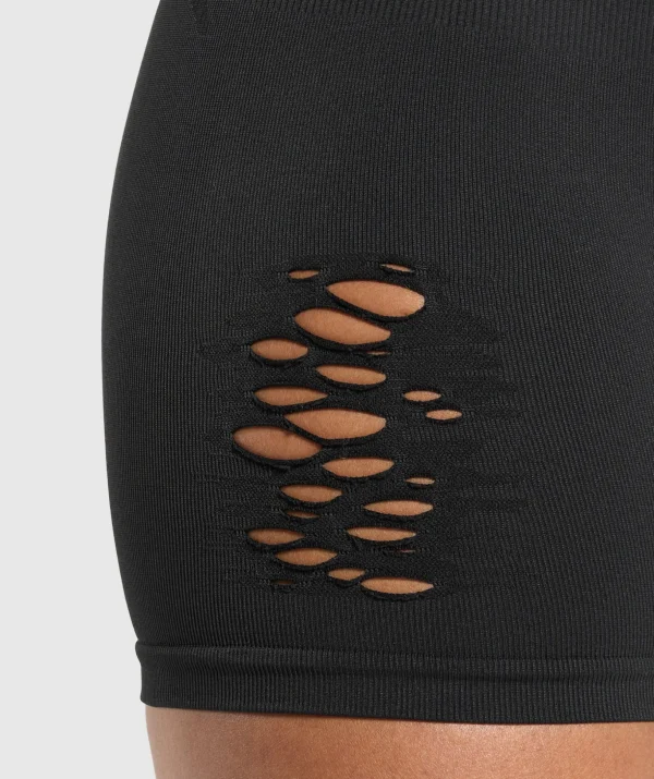 Gains Seamless Distressed Shorts