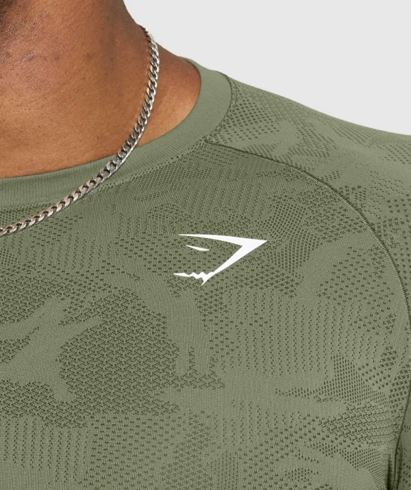 Geo Seamless Long Sleeve T-Shirt
