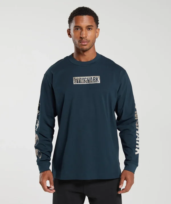 Global Graphic Long Sleeve T-Shirt