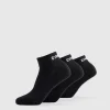 GS Jacquard Quarter Socks 3pk