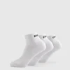 GS Jacquared Quarter Socks 3pk