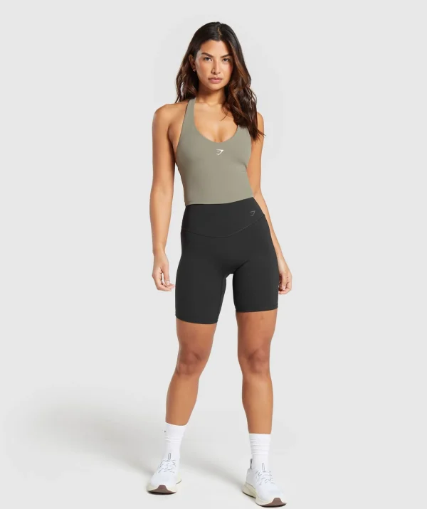 Halter Neck Cami with Shelf