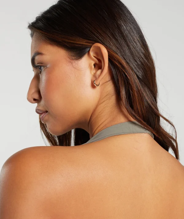Halter Neck Cami with Shelf