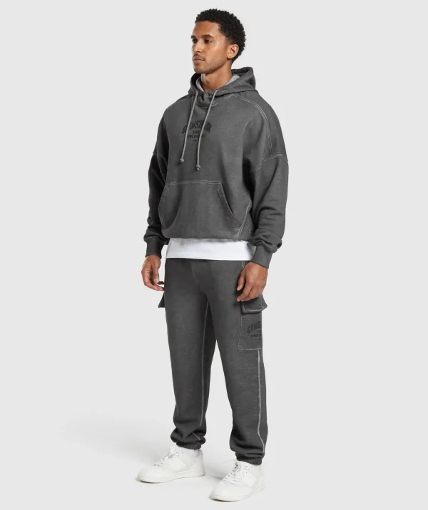 Heavyweight Washed Cargo Joggers