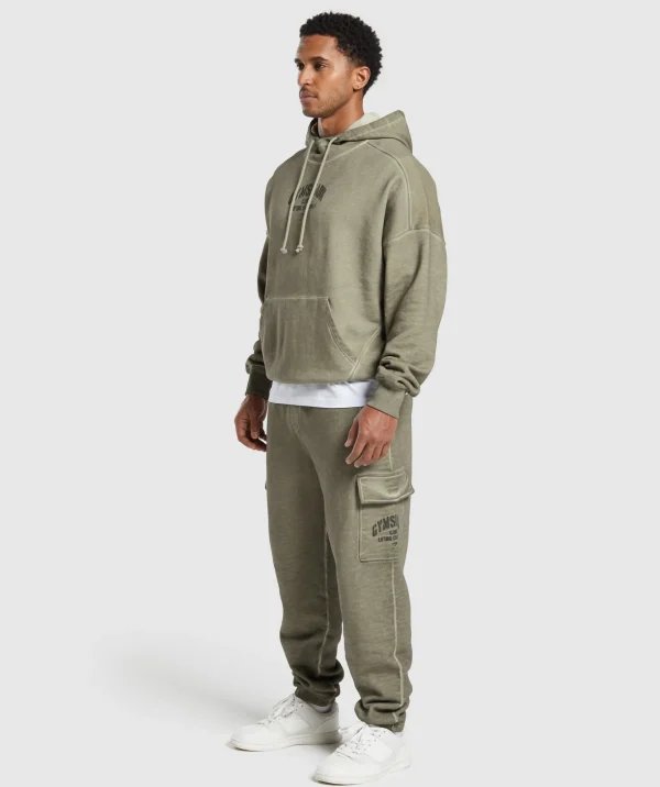 Heavyweight Washed Cargo Joggers