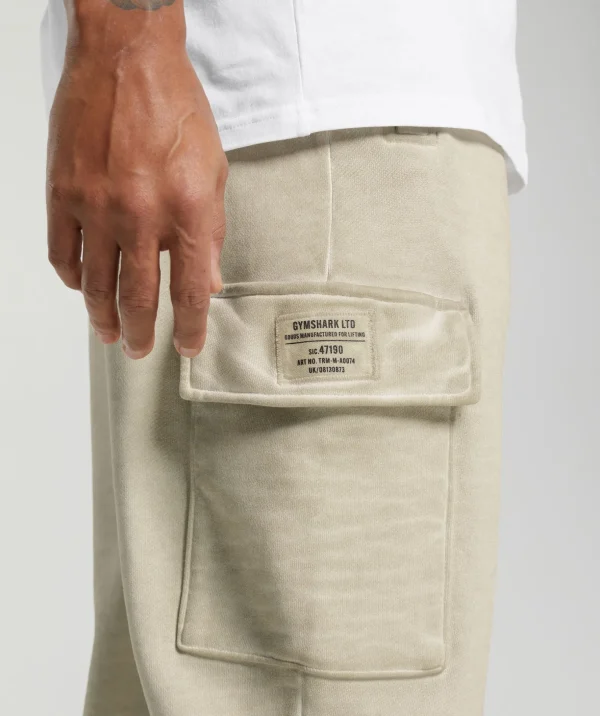 Heavyweight Washed Cargo Joggers