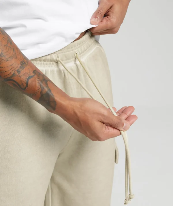Heavyweight Washed Cargo Joggers