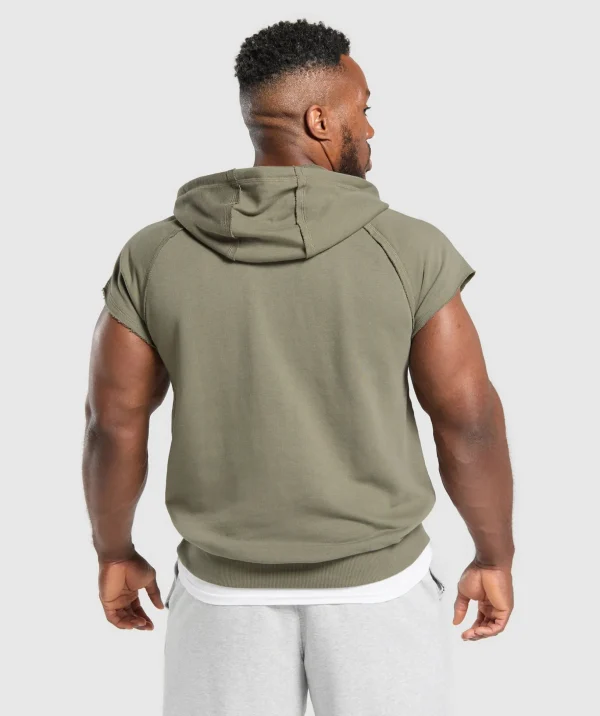 Legacy 1/4 Zip Cap Sleeve Hoodie